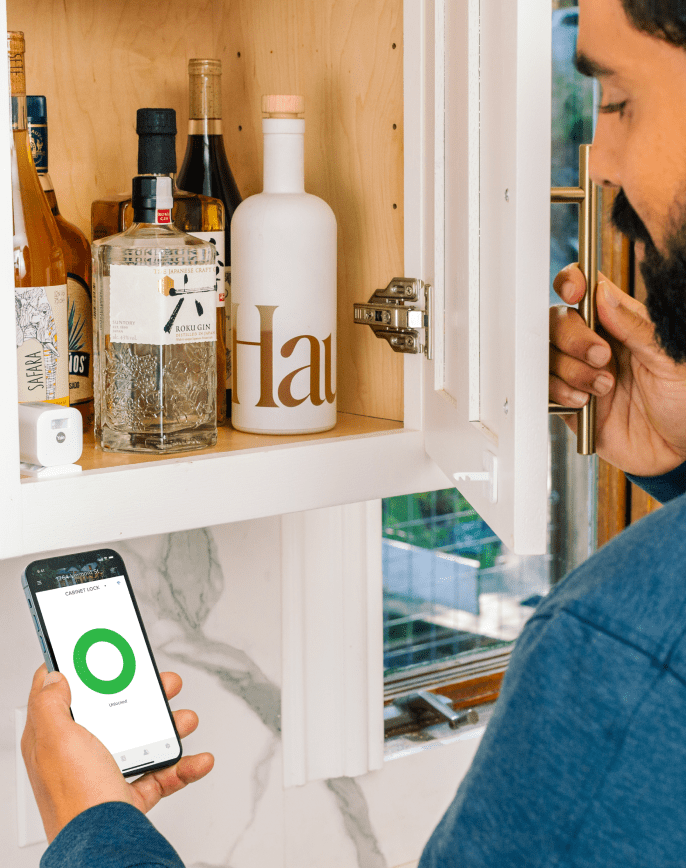 Convenient Yale cabinet lock can be unlocked by using Hey Google and or phone