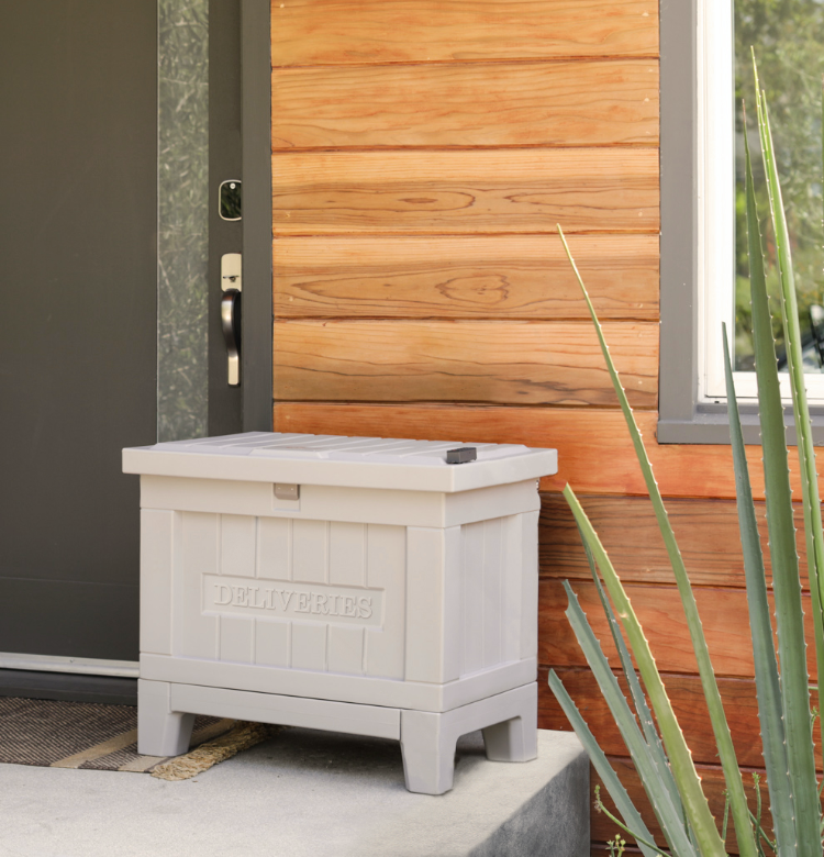 Smart delivery box from Yale helps keep packages and deliveries secure on your porch