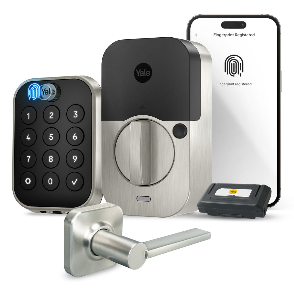 Yale Assure Lock 2 Touch Deadbolt, Black Suede Entry