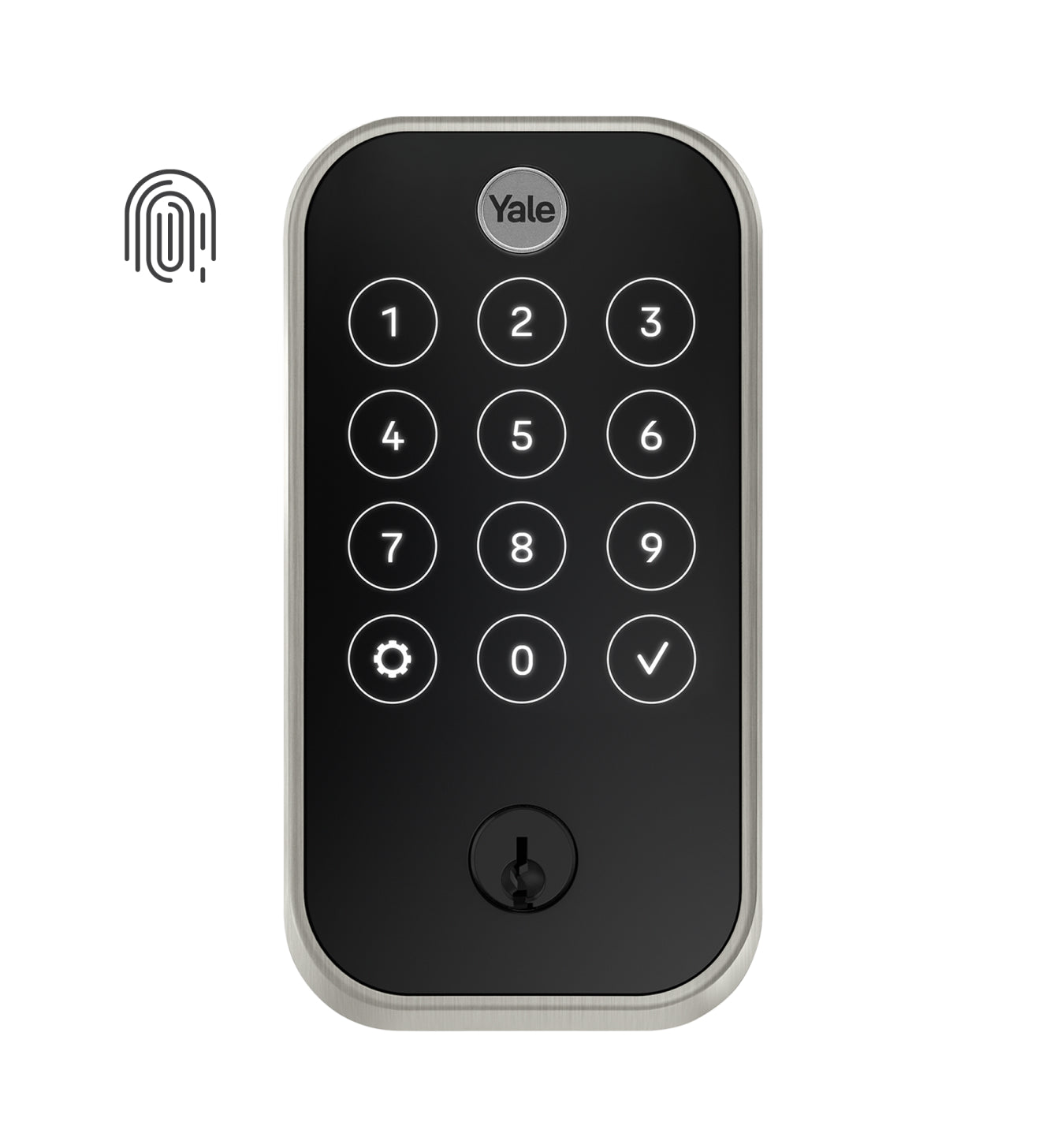 Yale Assure Lock 2 Touch Smart Lock - Keyed Bluetooth Satin Nickel