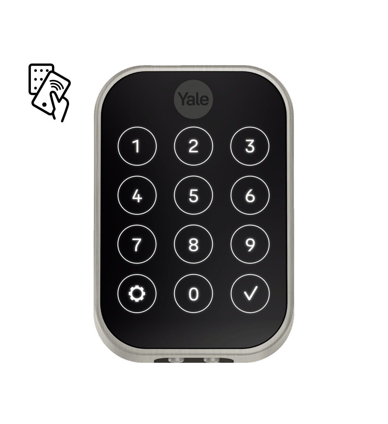 Yale Assure Lock 2 Plus Bluetooth Smart Lock - Satin Nickel