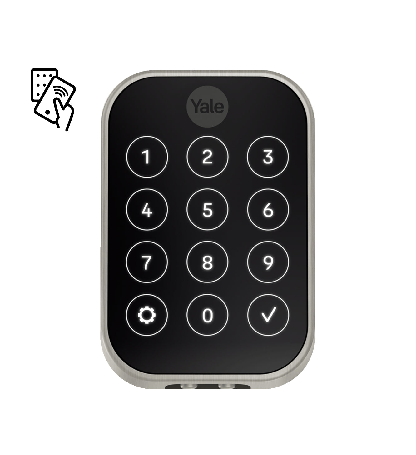Yale Assure Lock 2 Plus Touchscreen Keypad - Satin Nickel