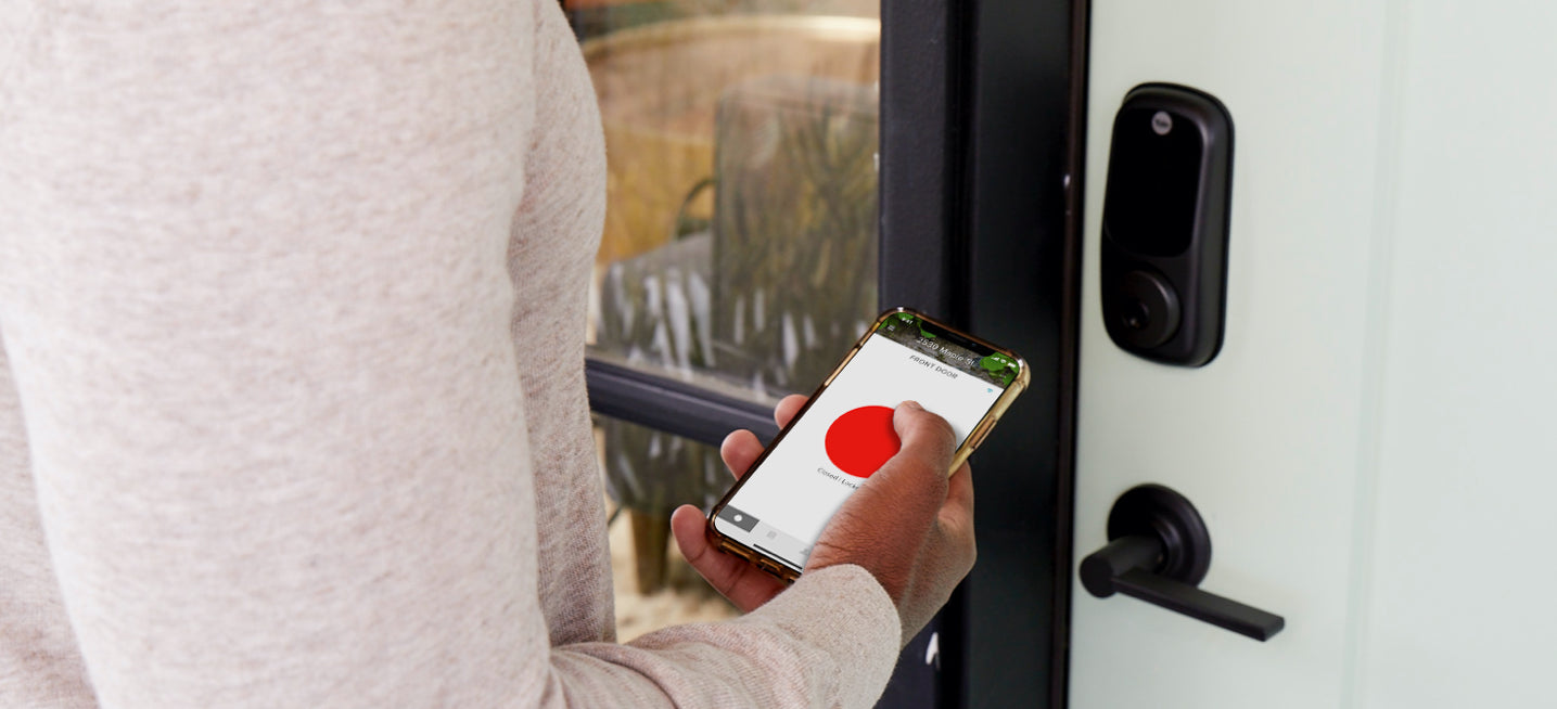 Opening smart lock with Yale Access App