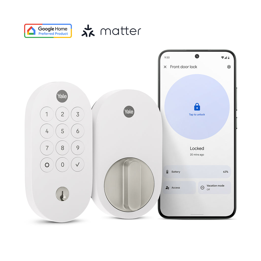 Yale® Smart Lock with Matter | Smart Lock for Google Home | Custom