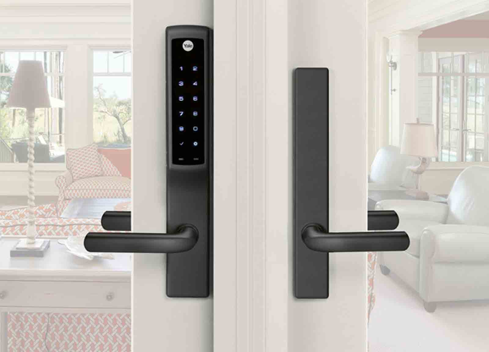 Keypad entry for patio doors