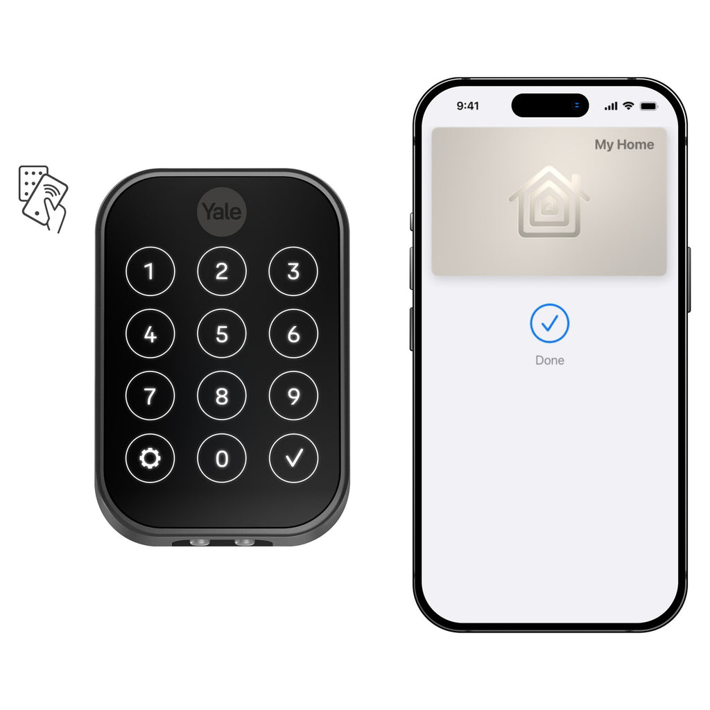 Yale Assure Lock 2 Plus with Apple Home Keys-Satin Nickel
