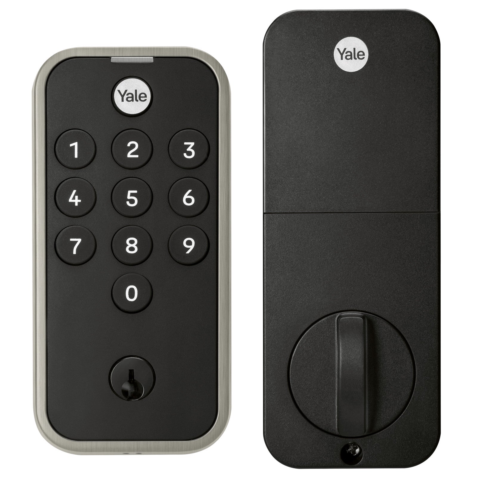 ☆YALE☆ COMFORT COOL ROUND KNIT WARM GRAY YEM1KT109AWG Assure Lock for Andersen Patio Doors with Z-Wave Plus - Yale